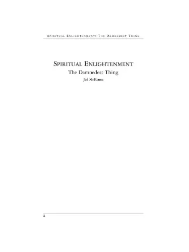 Spiritual Enlightenment -Jed McKenna